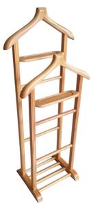 Stojanový věšák BIBI 33x120x46 cm hnědá