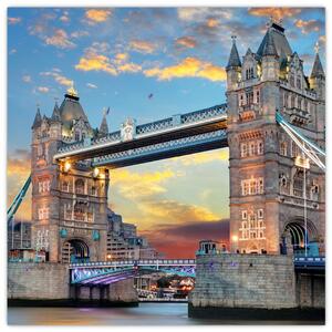 Obraz - Tower Bridge, Londýn, Anglie (30x30 cm)