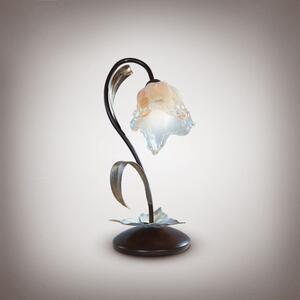 Light for home - Stolní lampa 17200, 1x40W, E14, hnědá, béžová, zlatá