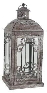 Kovová lucerna Morex K4576/A, 16 × 16 × 36,5 cm