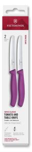 Victorinox - Sada kuchyňských nožů na zeleninu SWISS CLASSIC 11 cm 2 ks fialová