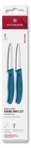 Victorinox - Sada kuchyňských nožů na zeleninu SWISS CLASSIC 8 cm 2 ks modrá