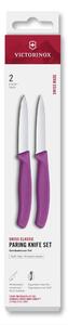 Victorinox - Sada kuchyňských nožů na zeleninu SWISS CLASSIC 8 cm 2 ks fialová