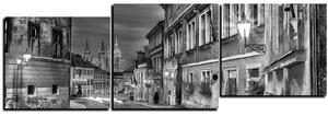 Obraz na plátně - Magické noční staré město - panoráma 5258QE (150x50 cm)