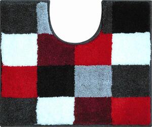 GRUND Koupelnová předložka BONA rubínová Rozměr: 50x60 cm s výřezem pro WC