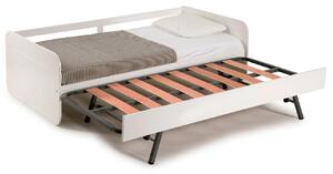Bílá lakovaná dětská postel Marckeric Redona 90 x 190 cm