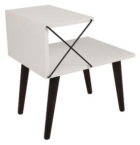 Noční stolek ANTAR, bílá