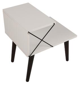 Noční stolek ANTAR, bílá