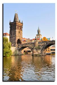Obraz na plátně - Karlův most v Praze - obdélník 7259A (60x40 cm)