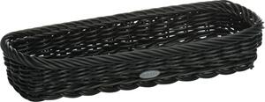 Westmark Košík na příbory SALEEN, 28 x 11 x 5 cm, černá