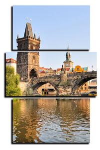 Obraz na plátně - Karlův most v Praze - obdélník 7259C (90x60 cm)