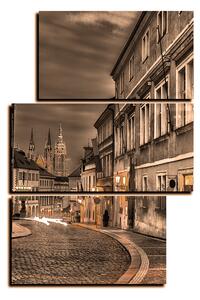 Obraz na plátně - Magické noční staré město - obdélník 7258FD (90x60 cm)
