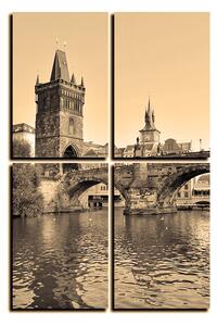 Obraz na plátně - Karlův most v Praze - obdélník 7259FE (120x80 cm)