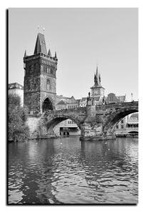 Obraz na plátně - Karlův most v Praze - obdélník 7259QA (90x60 cm )