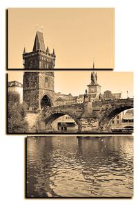 Obraz na plátně - Karlův most v Praze - obdélník 7259FD (90x60 cm)