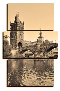 Obraz na plátně - Karlův most v Praze - obdélník 7259FC (90x60 cm)