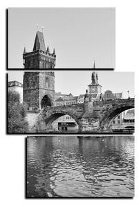 Obraz na plátně - Karlův most v Praze - obdélník 7259QD (120x80 cm)