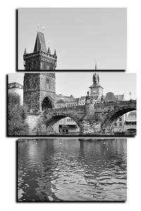 Obraz na plátně - Karlův most v Praze - obdélník 7259QC (120x80 cm)