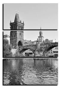 Obraz na plátně - Karlův most v Praze - obdélník 7259QB (90x60 cm )