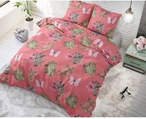Bavlněné povlečení 240x220 cm Botanical Blush - Pink