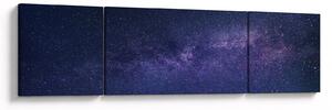 Obraz noční oblohy (170x50 cm)