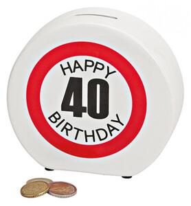 Pokladnička Happy Birthday 40