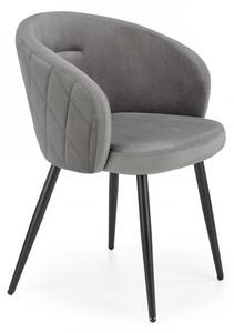 HALMAR Designová židle Dasha šedá