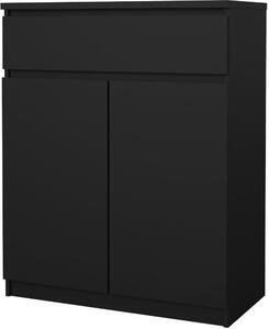 Tvilum Komoda Simplicitous 234 80 cm černý mat