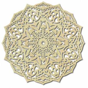 Dřevěná mandala na zeď - CIRCEL 4017 PR0373