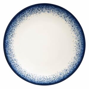 Jídelní sada 24 ks bílá/modrá/porcelán