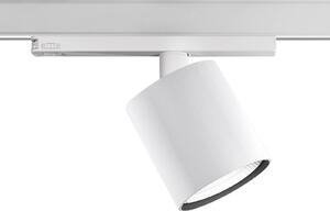 Ivela LED kolejnicový reflektor Perfetto Puro, 3fázový, bílý, 940, Bílá / opál, Chodba, Hliník, Moderní
