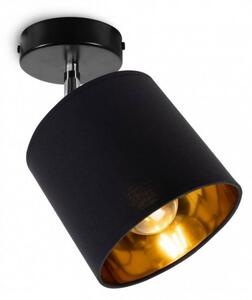 Light for home - Moderní nástěnné světlo GAMA 2125KP/CZ, E27, Černá, černá