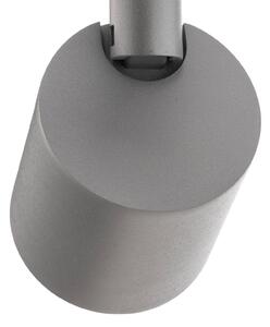Ivela LED kolejnicový reflektor Perfetto Puro, 3fázový stříbrný 930, Hliník / šedá / zinek, Chodba, Hliník, Moderní