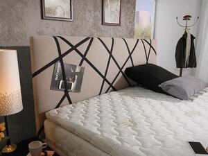New Design postel ICONA 180x200 ( růžová, s úložným prostorem)