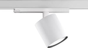 Ivela LED kolejnicový reflektor Perfetto Puro, 3 fáze, bílý, 930, Bílá / opál, Chodba, Hliník, Moderní