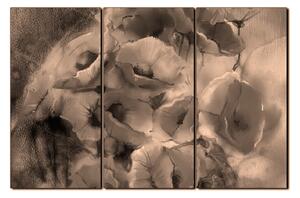Obraz na plátně - Akvarel, kytice máků, reprodukce 1270FB (90x60 cm )