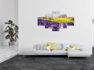 Obraz - Provance, Francie, olejomalba (125x70 cm)