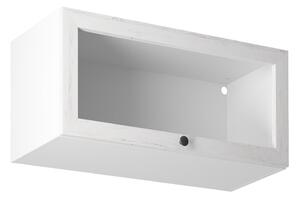 PROVENCE k | horní skříňka G80KS výklopná | 80 cm | bílá/borovice andersen
