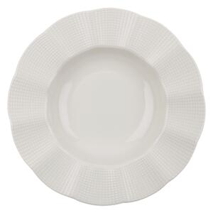 Jídelní sada 24 ks bílá/porcelán