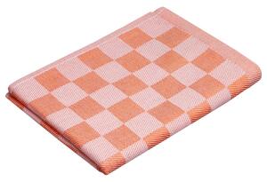 CHECKER STYLE Utěrka - oranžová