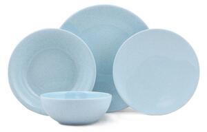 Jídelní sada 24 ks modrá/porcelán