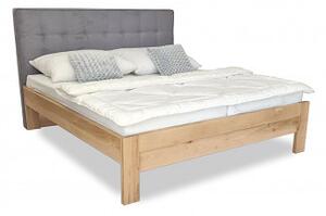 Postel RIVIERA Buk 200x200 - Dřevěná postel z masivu, bukové dvoulůžko o šíři masivu 4 cm