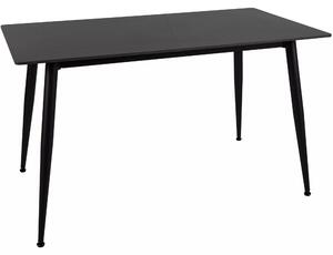 Jídelní stůl RION 130x70 cm s keramickou deskou, černý mramor