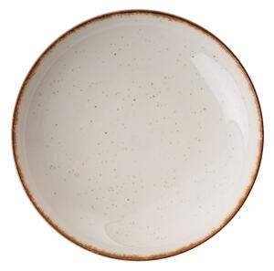 Jídelní sada 24 ks béžová/hnědá/porcelán