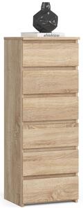 Ak furniture Komoda CL6 40 cm dub sonoma