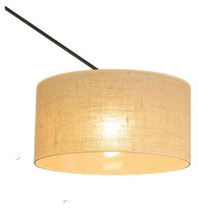 LED Nastavitelný lustr na tyči GORTA 1xE27/60W/230V juta