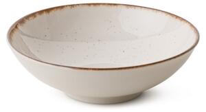 Jídelní sada 24 ks béžová/hnědá/porcelán