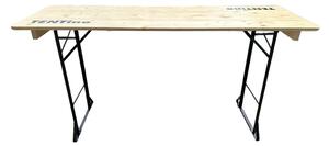 TENTino Skládací barový stůl 220x70 cm (výška 110 cm) Barva stolu: SVĚTLÝ