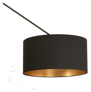 LED Nastavitelný lustr na tyči GORTA 1xE27/60W/230V černá/zlatá