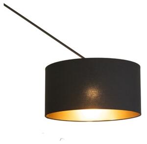 LED Nastavitelný lustr na tyči GORTA 1xE27/60W/230V černá/zlatá